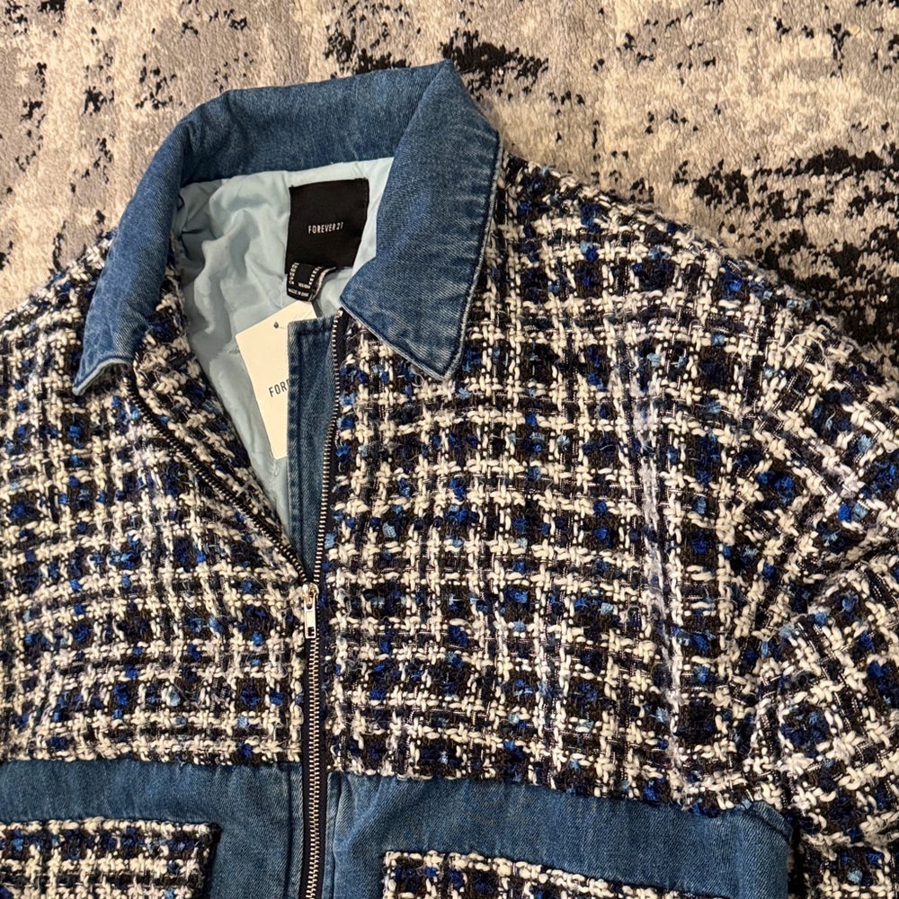 Tweed Denim Jacket - Picture 9 of 16